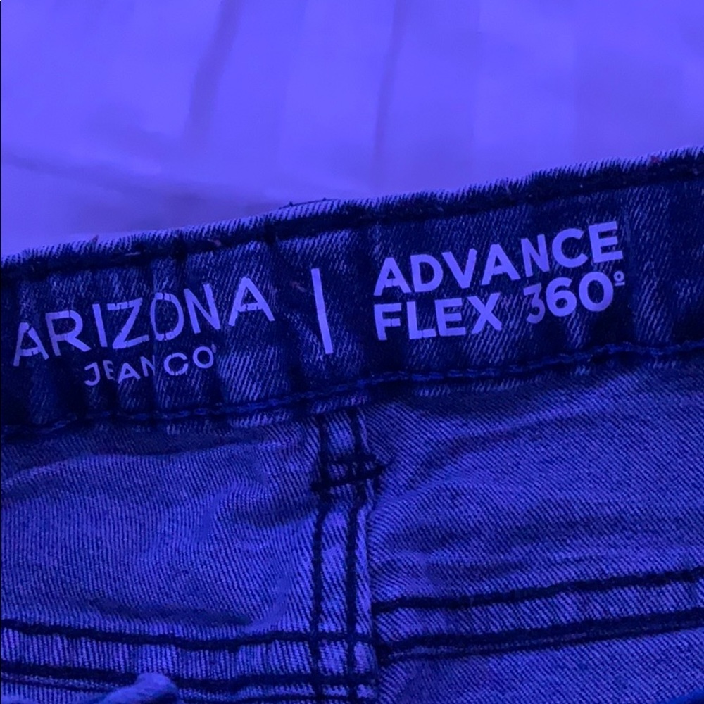 Arizona Skinny Moto Jeans Dark Wash Advanced Flex - Picture 2 of 4
